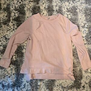 Pink crew neck sweater